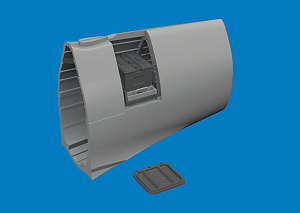 Additions (3D resin printing) 1/72 Supermarine Spitfire Mk.V radio compartment (3D-Printed) 1/72 (designed to be used with Eduard kits)