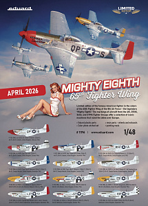 Model kit 1/48 MIGHTY EIGHT: 65th Fighter Wing (P-51D Mustang)  (Eduard kits)