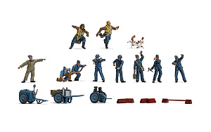 Figures (resin) 1/72 WWII RAF Ground Crew (Airfix)