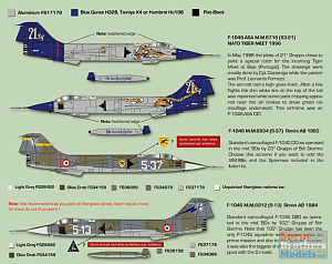Decal 1/32 Lockheed F-104S/ASA Italian Starfighter's [F-104G]  (Zotz)