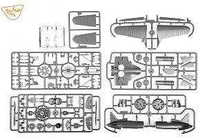 Model kit 1/48 Polikarpov I-16 Type 5 (early version) (Clear Prop)