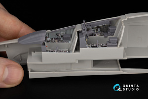 RF-4C Phantom II (late with DMAS) 3D-Printed & coloured Interior on decal paper (Hasegawa) (with 3D-printed resin parts)