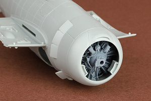 Additions (3D resin printing) 1/48 Grumman F4F-4 Wildcat engine set (designed to be used with Academy kits)