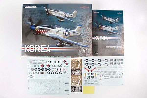 Model kit 1/48 North-American F-51D and RF-51D Mustang KOREA DUAL COMBO (Eduard kits)